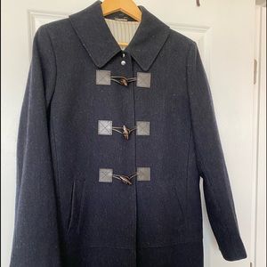 Brooks Brothers women toggle wool coat. Like new charcoal grey. Size 14 $40